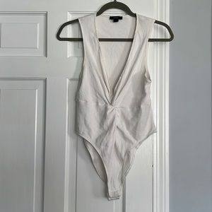 Deep V-neck Bodysuit